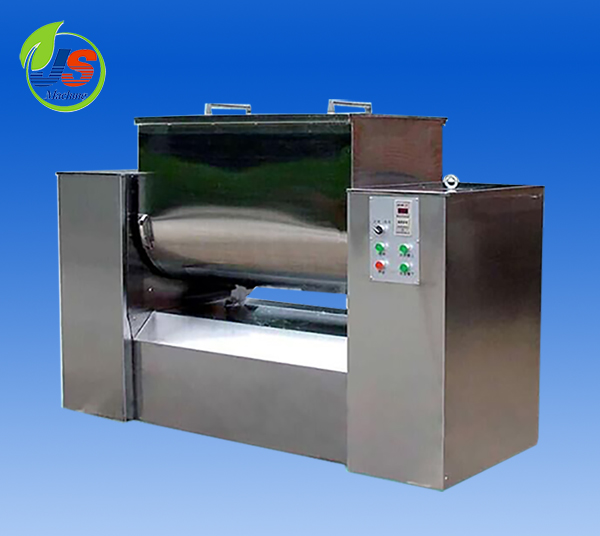 Trough type mixing machine